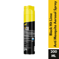 Black Hit Anti Mosquito Aerosol Lime 200 ml. 