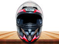 SKT Helmet DOT Certificate BLADE 2 SV AMT BLASTER 908 Flip Up SKT Modular Helmet BLACK RED and Pink mix. 