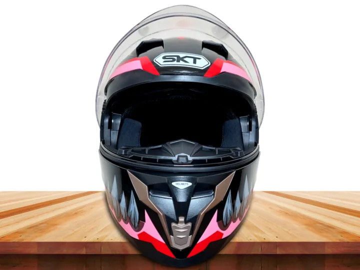 SKT%20Helmet%20DOT%20Certificate%20BLADE%202%20SV%20AMT%20BLASTER%20908%20Flip%20Up%20SKT%20Modular%20Helmet%20BLACK%20RED%20and%20Pink%20mix%20-%20Image%203