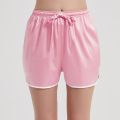 Effortless Elegance: Mulberry Silk Charmeuse Shorts for Chic Loungewear. 