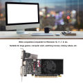 Graphics Card 2GB DDR3 64BIT PCI E Efficient Computer Graphics Card for Video Editing for Windows 7 8.