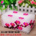 diyHandmade Bead String Tissue Box Material Package Woven Living Room Home Scattered Beads Acrylic European Noble Paper Extraction Box. 
