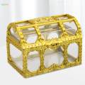 Transparent Treasure Chest Boxes for Wedding Baby Shower Ornament S. 