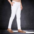 New Stylish White Color Narrow Pant Pajama For Men. 