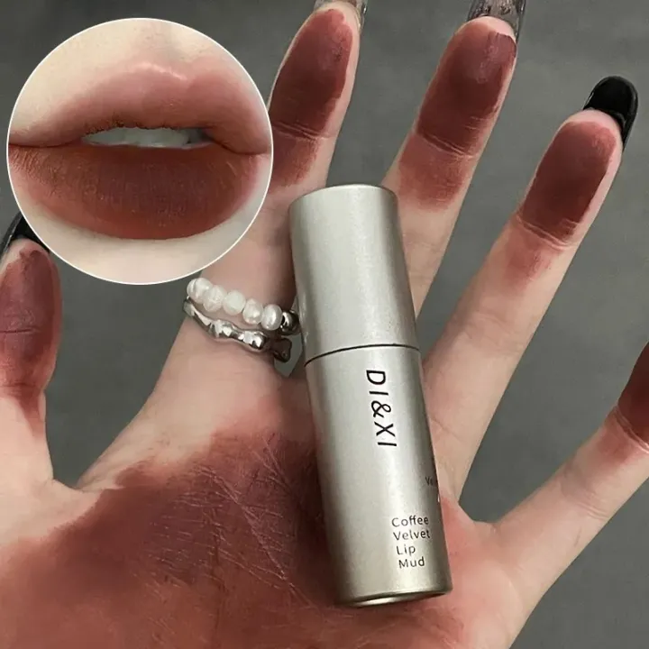 DIXI%20Matte%20Velvet%20Lip%20Mud%20Waterproof%20Non%20Stick%20Cup%20Long%20Lasting%20Brown%20Lips%20Tint%20Women%20Cosmetics%20-%20Image%203