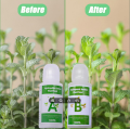 Liquid Fertilizer AB Two Part Set Liquid Hydroponic Garden Plant Food Plant Fertilizer for All Plants Flowers Vegetables Grass. 