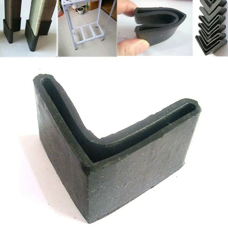 1Pc Angle Iron Foot Pads L Shaped Plastic Furniture Leg Caps End