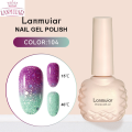 Lanmuiar 1PC Fashion Thermal Gel Nail Polish Temperature Color-Changing Soak Off UV/LED Nail Gel Lacquers Varnish Gel Long Lasting Polish.