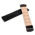 Portable Pocket Acoustic Guitar Practice Tool Chord Trainer 6 String 6 Fret Model for Beginner. 