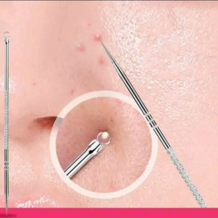 Bron%20Stick-3pcs/Blackhead%20Remover%20Tool-3pc/Acne%20Pimple%20Spot%20Extractor%20Pin%20-%20Silver/Face%20bron%20or%20acne%20Stick%20for%20men%20or%20women-1pics%20-%20Image%204
