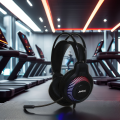 JEDEL GH558 Ear RGB gaming Wired Headphone with ANC Microphone.