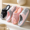 【Worldwide Delivery】 Cute Home slippers Cartoonish Warm Kawaii Cartoon shoes Women's/men's Winter Plush slides for Bedroom Living room Winter vacation Lounging at home Gift for lovers. 