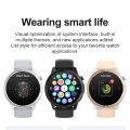 New Fashion Women Smartwatch Bluetooth Call Full Screen Touch Waterproof Watch Ladies Heart Rate Monitor for Android. 