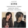 Wolf Tail Wig Men's Long Hair Japanese Style Male Warrior Head Mid-Length Men's Anchovy Head Natural Daily Full-Head Wig Style. 