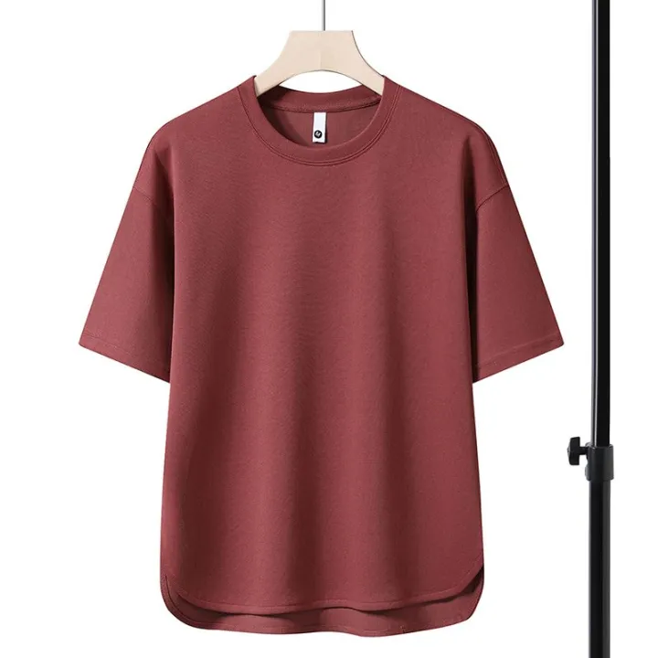 Summer%20Loose%20Men's%20Suit%20Casual%20New%20Set%20Korean%20Style%20Short%20SleeveTMen's%20T-shirt%20plus%20Size%20Two-Piece%20Suit%20-%20Image%202