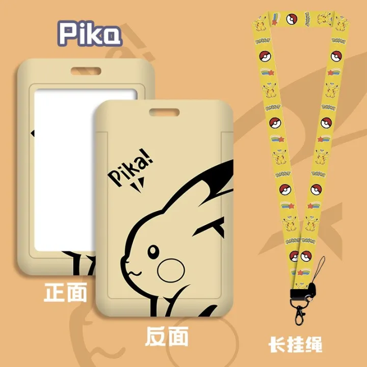 Pokemon%20Anime%20Card%20Holder%20Pikachu%20Squirtle%20Cartoons%20Figure%20PVC%20Student%20Campus%20Card%20Hanging%20Lanyard%20ID%20Protective%20Case%20Wholesale%20-%20Image%202