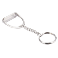 5Pcs Simple Elegant Design Western Stirrup Keychain Key Ring Hanger Tool for Men Women Bag Decoration Equestrian. 