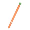 For Samsung Galaxy Tab S7 SM-870 / SM-T875 Fruit and Vegetable Shape Stylus Silicone Protective Case(Carrot).