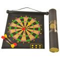 Magnetic Double Sided 15" Dartboard with 6 Pcs Magnet Dart Pins. 