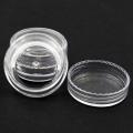 Empty Plastic jar pots Empty and reusable Small Travel Sample bottles Portable Transparent Eyeshadow for Cosmetic storage Beauty product packaging Makeup artist supplies Travel and on-the-go use.