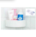 Kitchen and Bathroom Plastic Storage Corner Shelf (Select Colour).