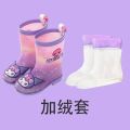 Sanrio My Melody Rain Boots Children Comfortable Shoes Anime Figure Kuromi Water Shoes Light Kids Kawaii Cartoon New Style Cute. 