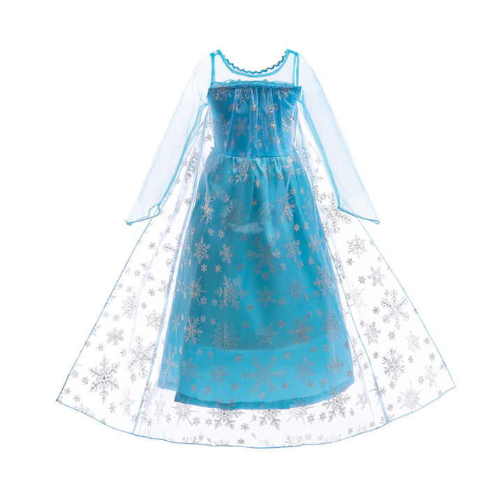 Elsa%20Dress%20for%20Girls%20Elsa%20Costume%20Snow%20Queen%20Anna%20Dress%20Cosplay%20Birthday%20Party%20Children%20Kids%202024%20Carnival%20Girl%20Frozen%20Costume%20-%20Image%203