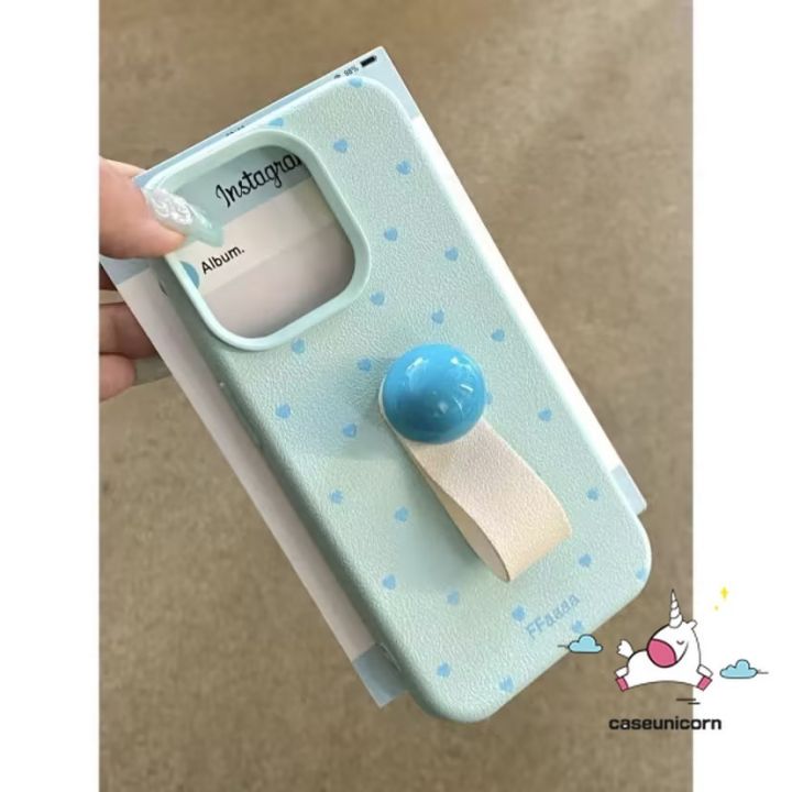 Cartoon%20Simple%20Macaron%20Love%20Heart%20Cute%203D%20Doll%20Ball%20Soft%20Case%20Compatible%20for%20IPhone%2015%2011%2016%2013%2014%2012%20Pro%20Max%20XR%2016%2014%2015%20Plus%20XS%20Max%20X%20Candy%20Luxury%20Skin%20Feel%20Leather%20Texture%20Case%20-%20Image%203