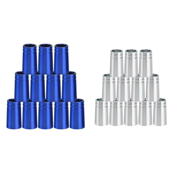 NANLIY- 24 Pcs Golf Ferrules .370 Aluminum 25mm for Irons Shafts Golf Club Accessories