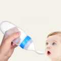 Silicone Baby Food Dispensing Spoon & Feeder, Travel Baby Training Bottle with Spoon Soft Head Baby Feeding Tools - kids.