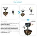 HAOEN Ceiling Fan Remote Control Kit, Small Size Universal Ceiling Fans Light Remote, Speed, Light & Timing Wireless Control. 