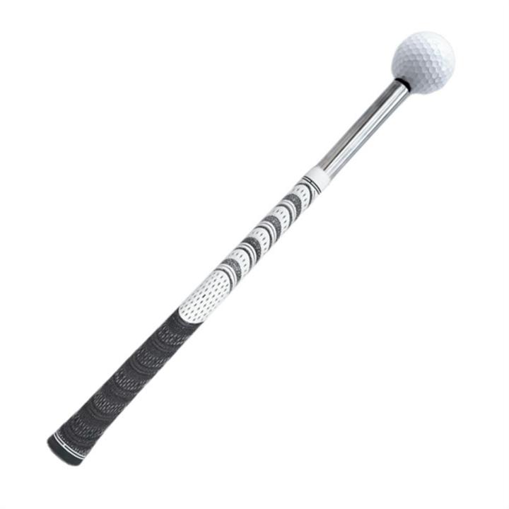 1 Piece Golf Swing Trainer Exerciser Aid Adjustable Portable Golf Training Aid Golf Posture Corrector Exercise Supplies White