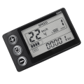 Controller Panel Dashboard Dashboard Controller 24V 36V 48V 60V S866 Waterproof 6PIN Electric Bike LCD Display for Electric E-Bike Scooter.