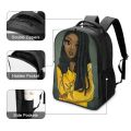 Funny Avocado School Backpack for Boys Girls Cartoon Avocado with Sunglasses Rucksack for Casual Travel,teenagers Kid School Bag. 