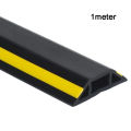 1pc Heavy Duty Floor Cable Protection Cover 1 Meter Length Floor Cable Cover Rubber Trunking 40mm 50mm Soft PVC Cable Protectors.