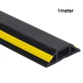 1pc Heavy Duty Floor Cable Protection Cover 1 Meter Length Floor Cable Cover Rubber Trunking 40mm 50mm Soft PVC Cable Protectors. 