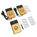 Smart Wireless Doorbell Two Way Calls 2 Outdoor Receivers 1 Indoor Transmitter Stable Home Wireless Doorbell Gold. 
