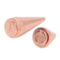 Spikes Studs, Metal Electroplated Rose Gold Easy To Install Hand Polished Punk Cone Spikes for Shoes Bags. 