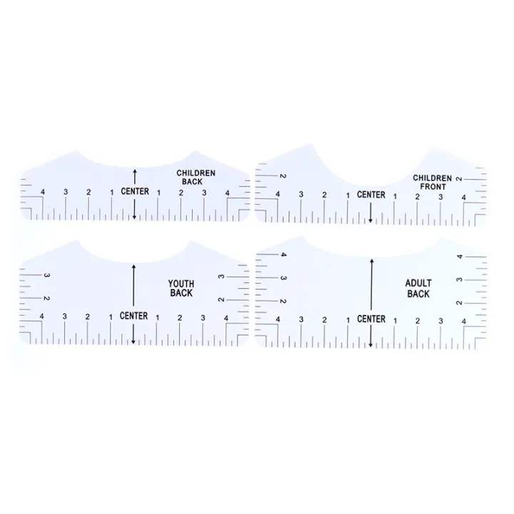 8%20Pcs%20T-shirt%20Ruler%20Guide%20V%20Neck%20Alignment%20Tool%20To%20Center%20Designs%20Measurement%20-%20Image%203