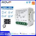 ROVF WiFi Tuya Smart Garage Door Switch Sensors Remote Control Timer work for Alexa Echo Google Home. 