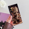Baby Cute Marvel Venom Groot Phone Case For Samsung S24 S23 Ultra S22 S20 Plus S21 FE Clear Cases Cover Galaxy S24Ultra 5G Funda.