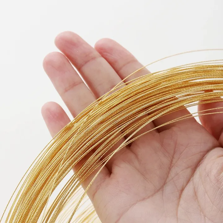 2M%2014K/18K%20Gold%20Color%20Plated%20Brass%200.5%200.7%200.8%201.2mm%20Copper%20Wire%20Embossing%20for%20Jewelry%20Making%20Handmade%20DIY%20Jewellery%20Material%20-%20Image%203