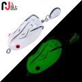 Frog Luya Fake Bait Sequined Double Hook Cross-Border Luminous Thunder Frog Bait Small Thunder Frog Outdoor Fishing Fake Bait.