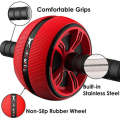 Abdominal Roller  Wheel Fitness Equipment Mute Roller For Arms Back Belly Core Trainer Body Shape Training Supplies. 