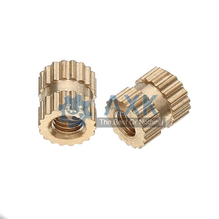 100pcs/50pcs/20pcs%20m1.4%20M2%20M2.5%20M3%20M4%20M5%20M6%20M8%20Braas%20insert%20nut%20Injection%20Molding%20Brass%20Knurled%20Thread%20Inserts%20Nuts%20-%20Image%207