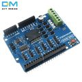 【Hey my home】(NEW)L298 L298P Shield DC Driver Shiled Board Module 2A Dual Full Bridge 2 Way 2CH For Arduino UNO Relay 5V 12V.