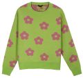Pantoneclo Premium Women's / Girl's Flower Design Sweater / Cardigan / Pullover. 