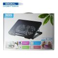 Laptop Cooling Pad N99 With 2 Dual Fan Cooling fan- laptop cooler. 