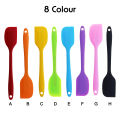 1Pc 8 Colour 35G All-in-one Food Grade Soft Silicone Spatula Scraper Cream Stirring Knife Stick Cake Baking Tool Easy To Clean.