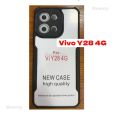 Pikkme Vivo Y28 Back Cover | PC + TPU Transparent Soft case| Flexible Shockproof Back Cover| Hybrid Crystal Clear Transparent Case for Vivo Y28 4g (Transparent). 